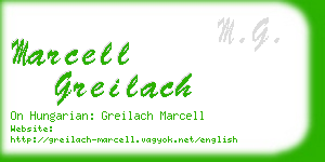 marcell greilach business card